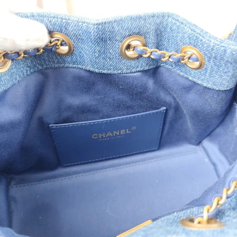 Chanel Crossbody Bag 25Bag Blue Mini 22 × 12.5 × 20 cm — detail view 6 of 11