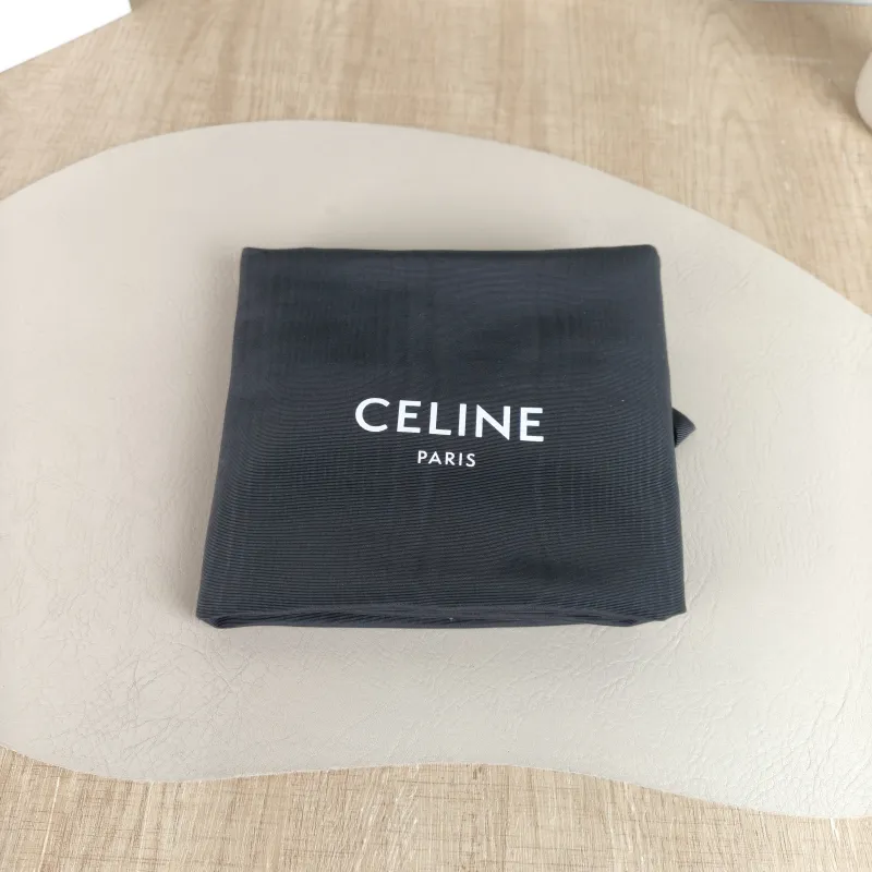 CELINE Top Handle Bag CLASP Top Handle Bag Black Calfskin Medium 33 × 9 × 22 cm — detail view 12 of 12