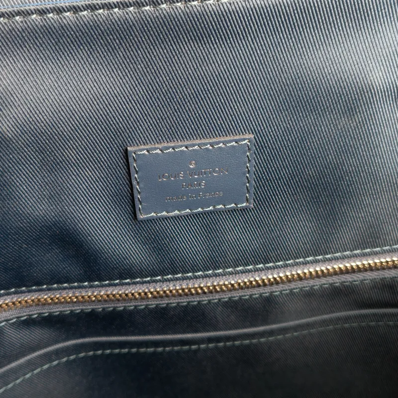 Louis Vuitton Backpack Christophe Backpack Blue PVC 33 × 12 × 44 cm — detail view 4 of 12