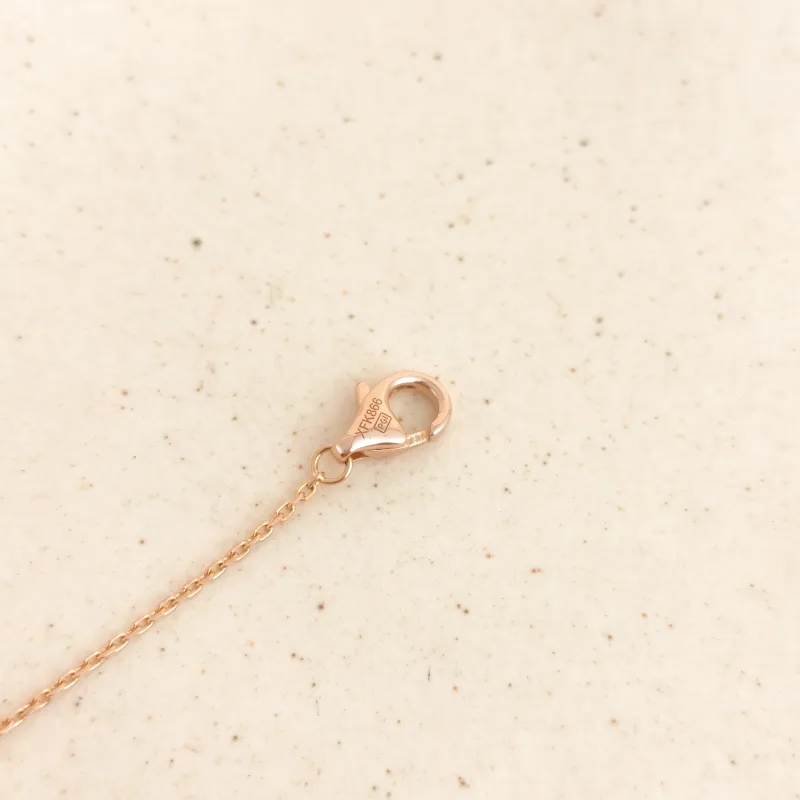 CARTIER Necklace d'Amour Necklace Rose Gold Diamond18KR ose Gold Mini 41cm — cover view 4 of 7