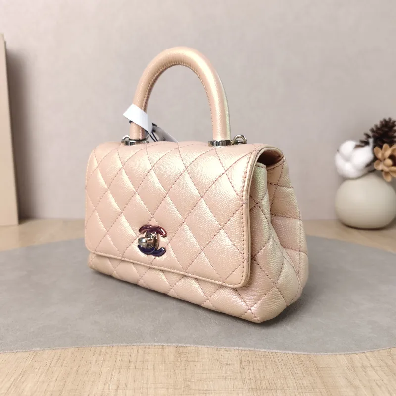 Chanel Crossbody Bag Coco Handle​ Grained Calfskin Mini 19 × 9 × 13 cm — cover view 5 of 5