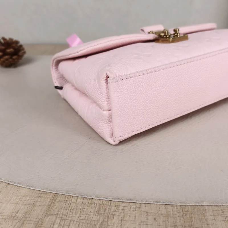 Louis Vuitton Crossbody Bag MADELEINE Pink Calfskin nano 21 × 6 × 12.5 cm — detail view 12 of 12