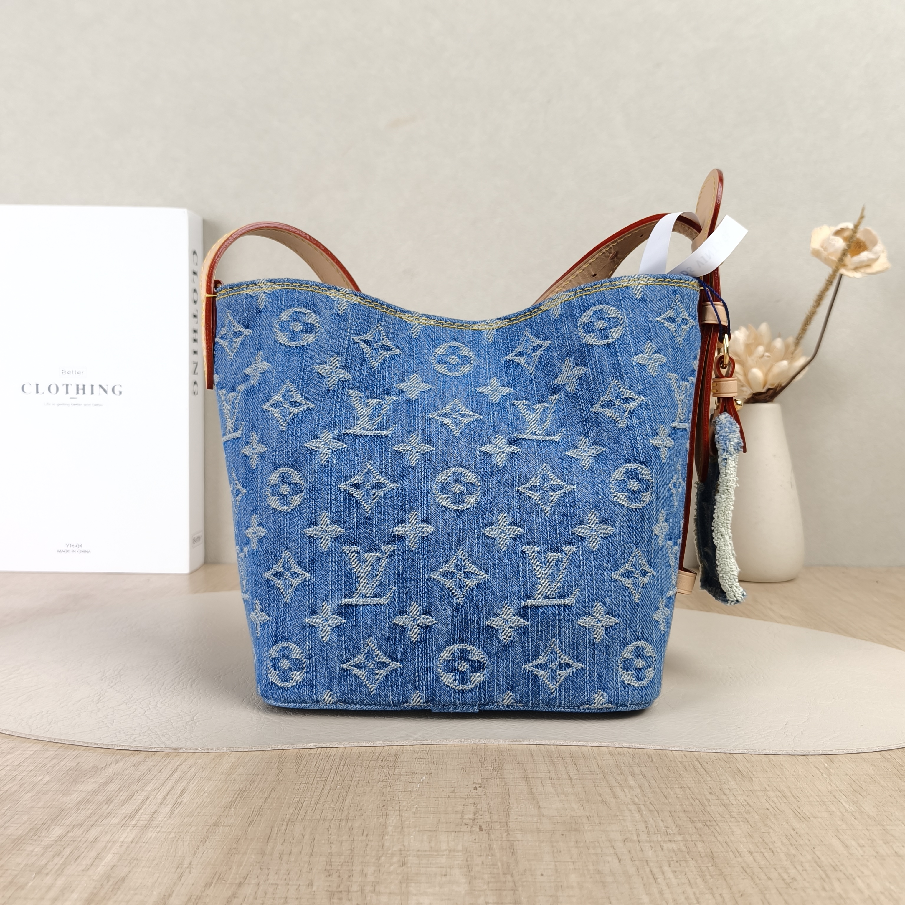 Louis Vuitton Top Handle Bag ALL IN BB Blue BB16 × 12 × 18 cm — cover view 5 of 5