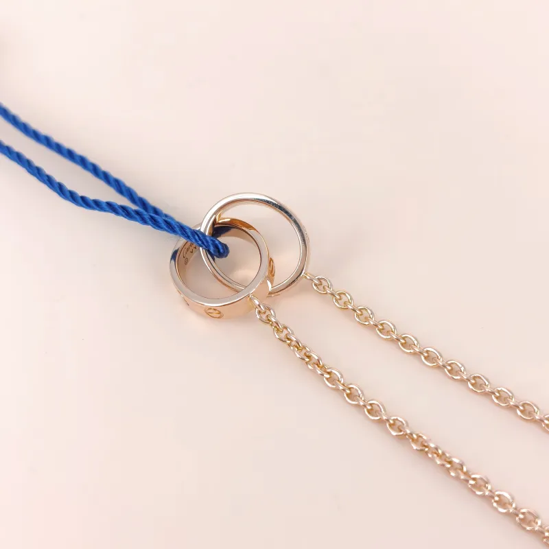 CARTIER Necklace Love Collection Pendant Rose Gold 18KR ose Gold One Size 43cm — cover view 3 of 9