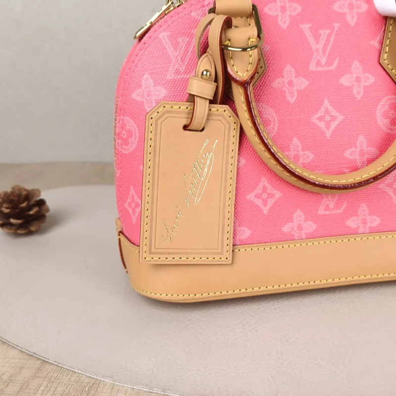 Louis Vuitton Top Handle Bag Alma BB Pink PVCBB23.5 × 11.5 × 17.5 cm — detail view 7 of 14