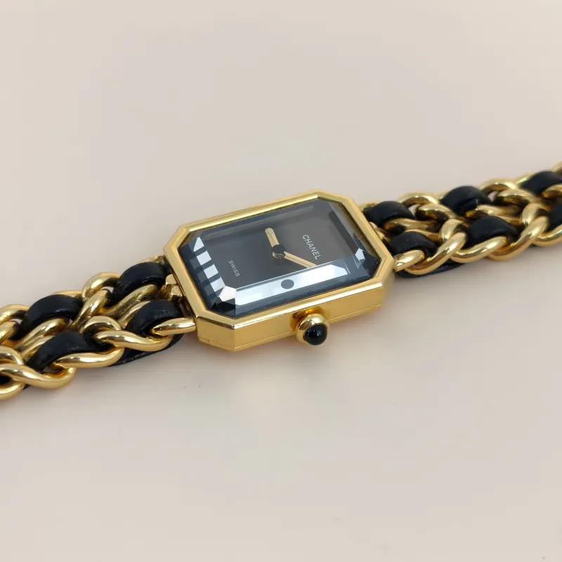 Chanel Watch Première Édition Originale Black with Gold-Tone Hardware Black with Gold-Tone Hardware S 26*20 — cover view 6 of 7