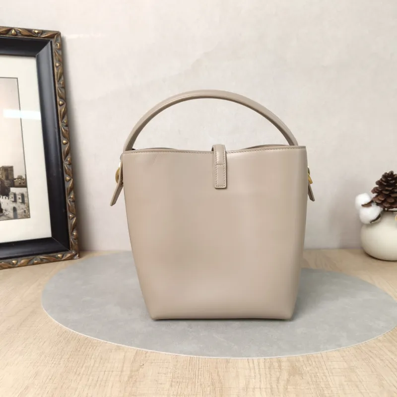 SAINT LAURENT Shoulder Bag LE 37 Brown Calfskin Small17 × 13 × 20 cm — cover view 5 of 6