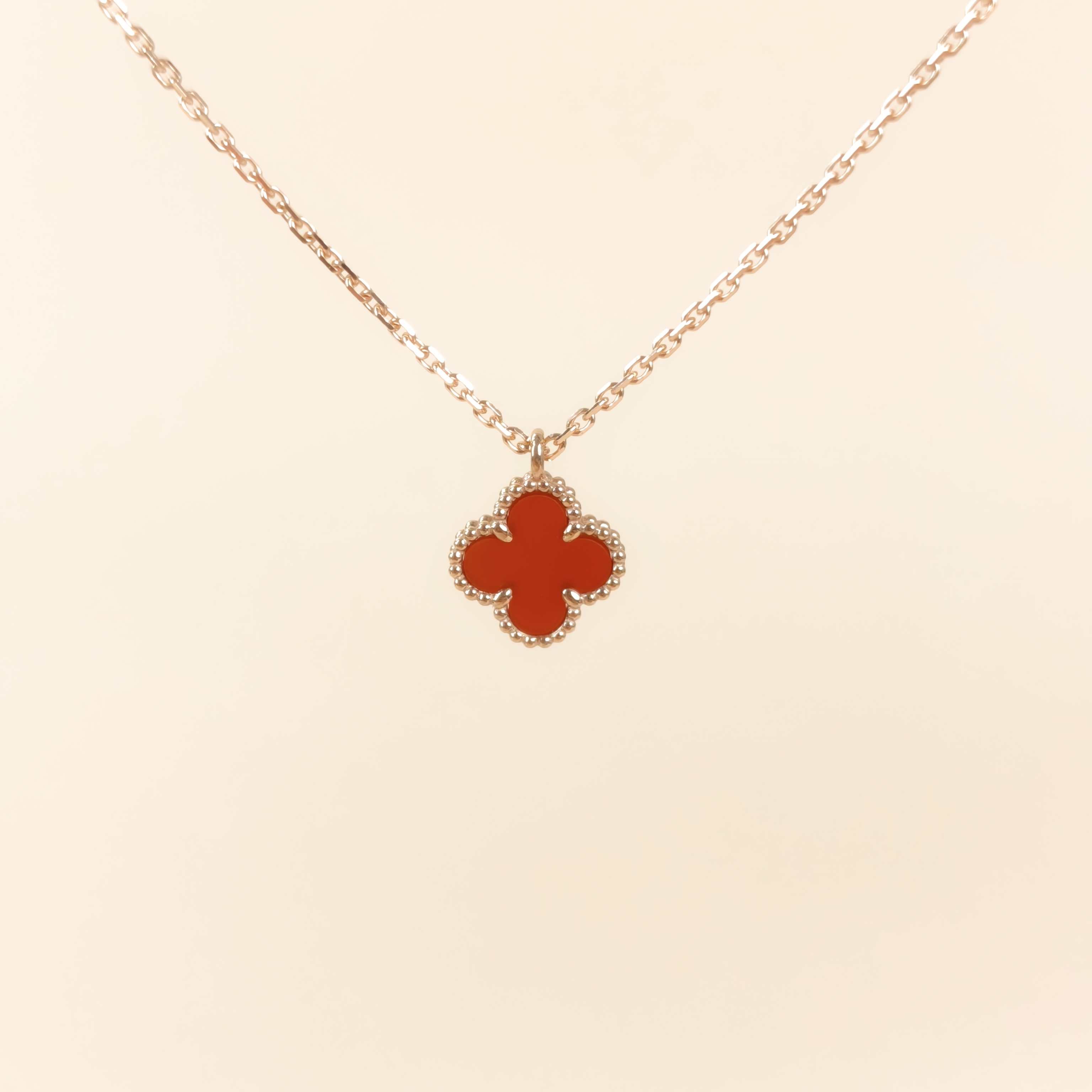 VANCLEEFARPELS Jewelry Alhambra 18K Sweet Mini 0.95*0.95*40