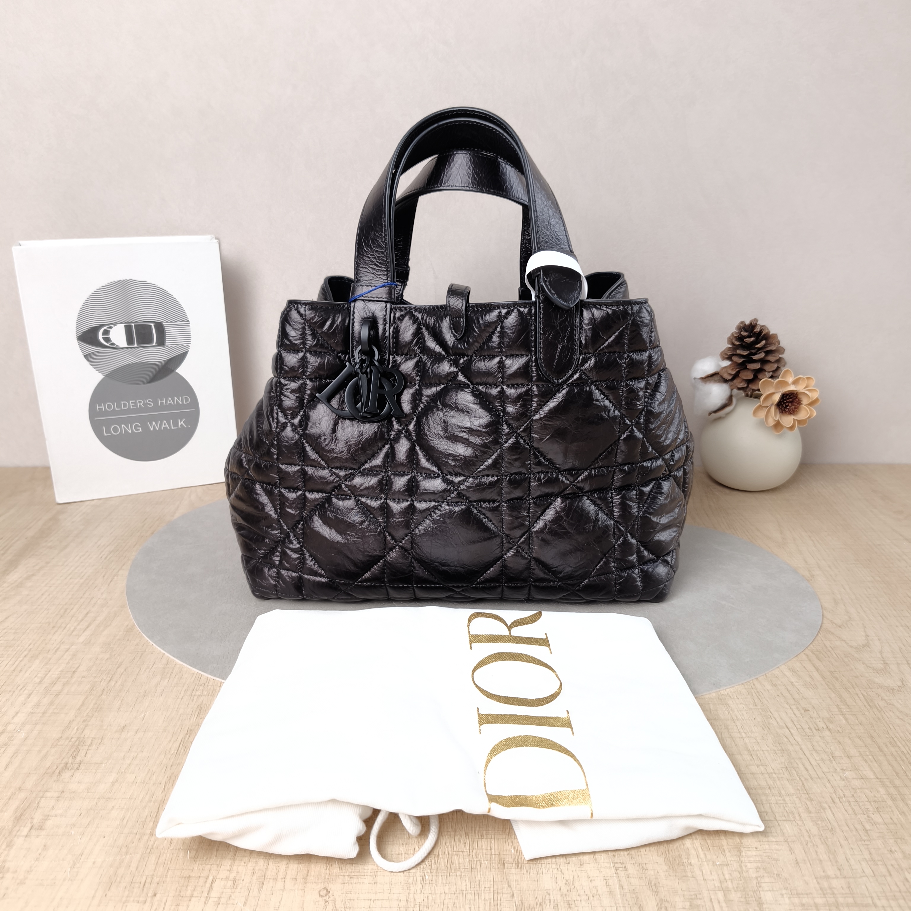 DIOR Top Handle Bag TOUJOURS Waxed Leather Medium28.5 × 17 × 21.5 cm — cover view 5 of 6