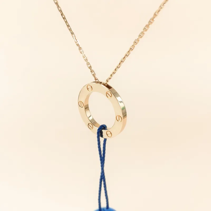 CARTIER Necklace LOVE Collection Pendant Yellow Gold 18KY ellow Gold Large42cm — cover view 5 of 11