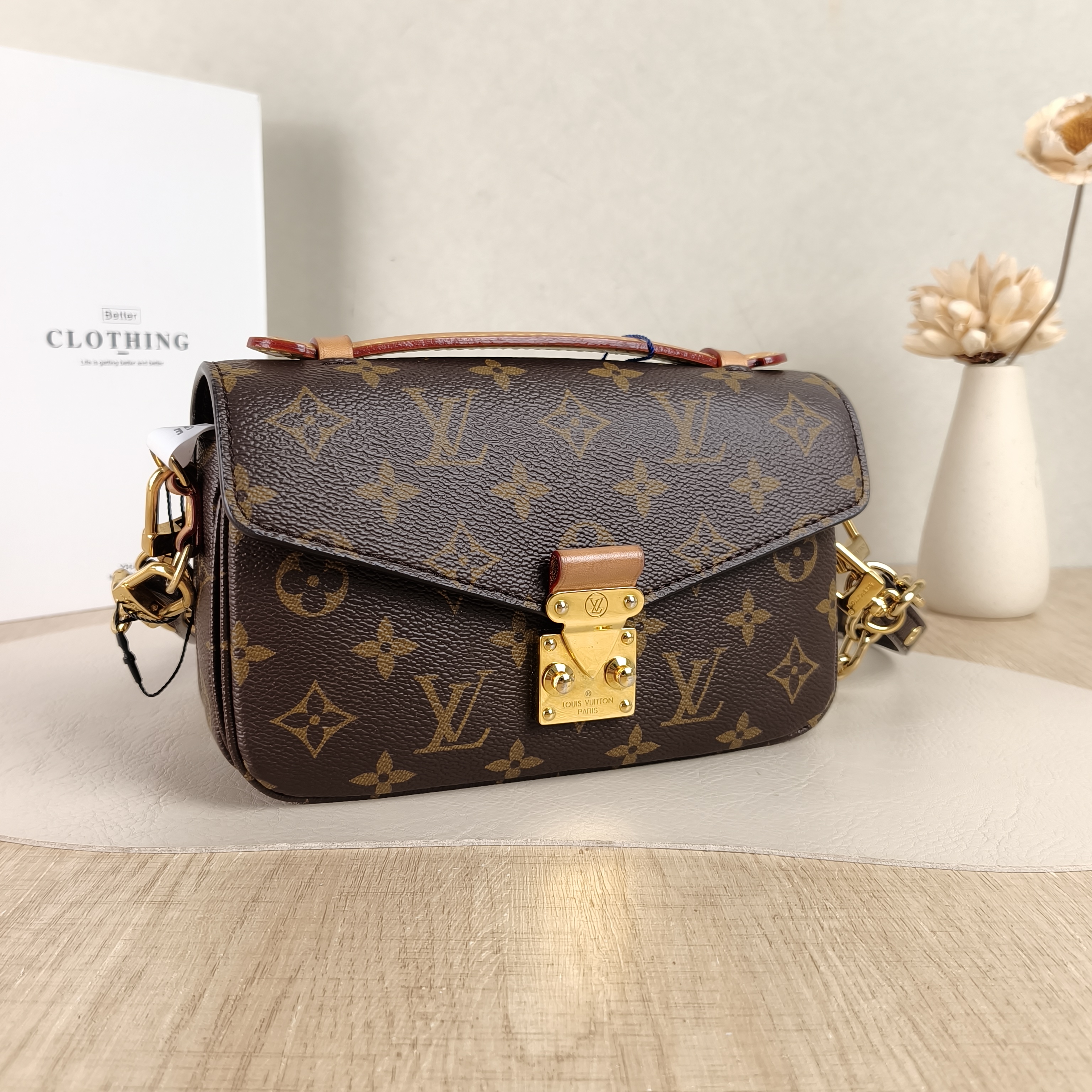 Louis Vuitton Crossbody Bag Pochette Métis East West Monogram PVC Small21.5 × 6 × 13.5 cm — cover view 5 of 5