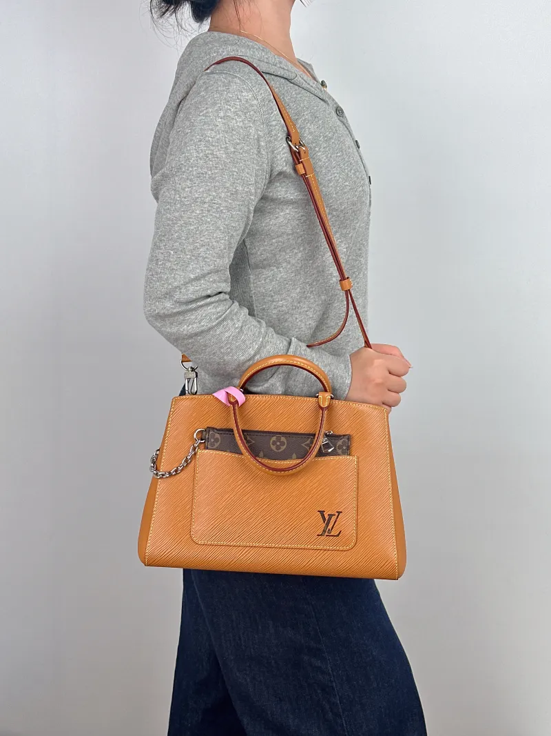 Louis Vuitton Crossbody Bag Marelle Tote Top Handle Bag Epi Embossed Calfskin Medium 30 × 13 × 21 cm — on-model view 2 of 2