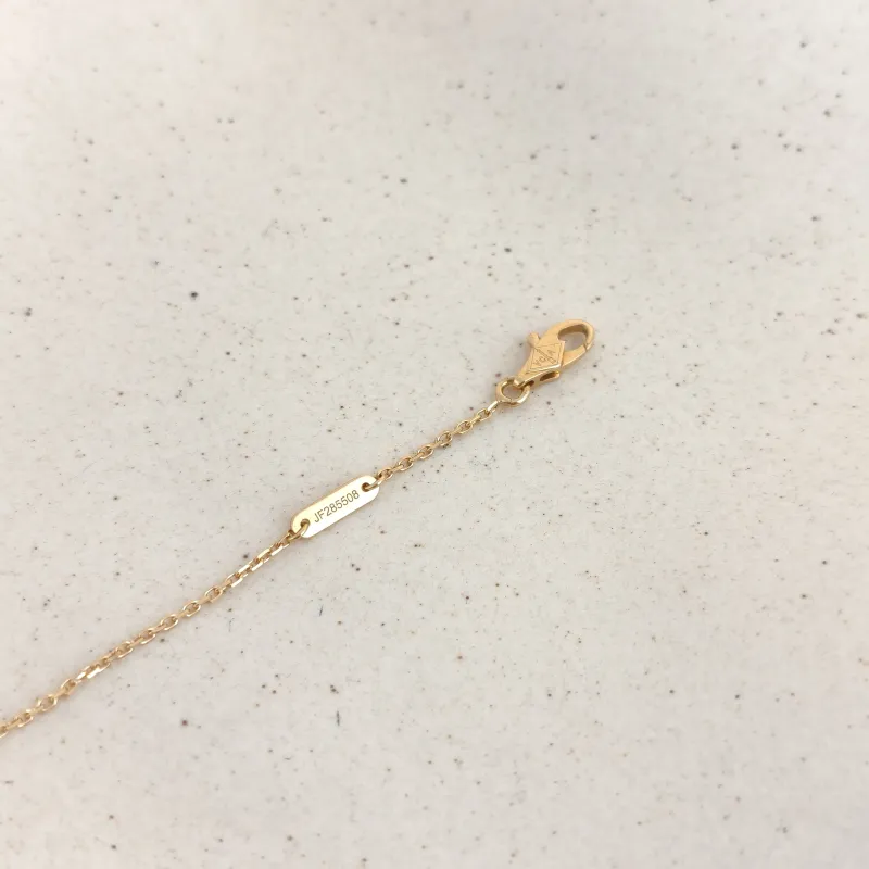 Van Cleef & Arpels Necklace Fauna Collection Butterflies Collection Pearl · White Mother-of-Pearl 18KY ellow Gold Sweet Mini 40cm — cover view 3 of 8