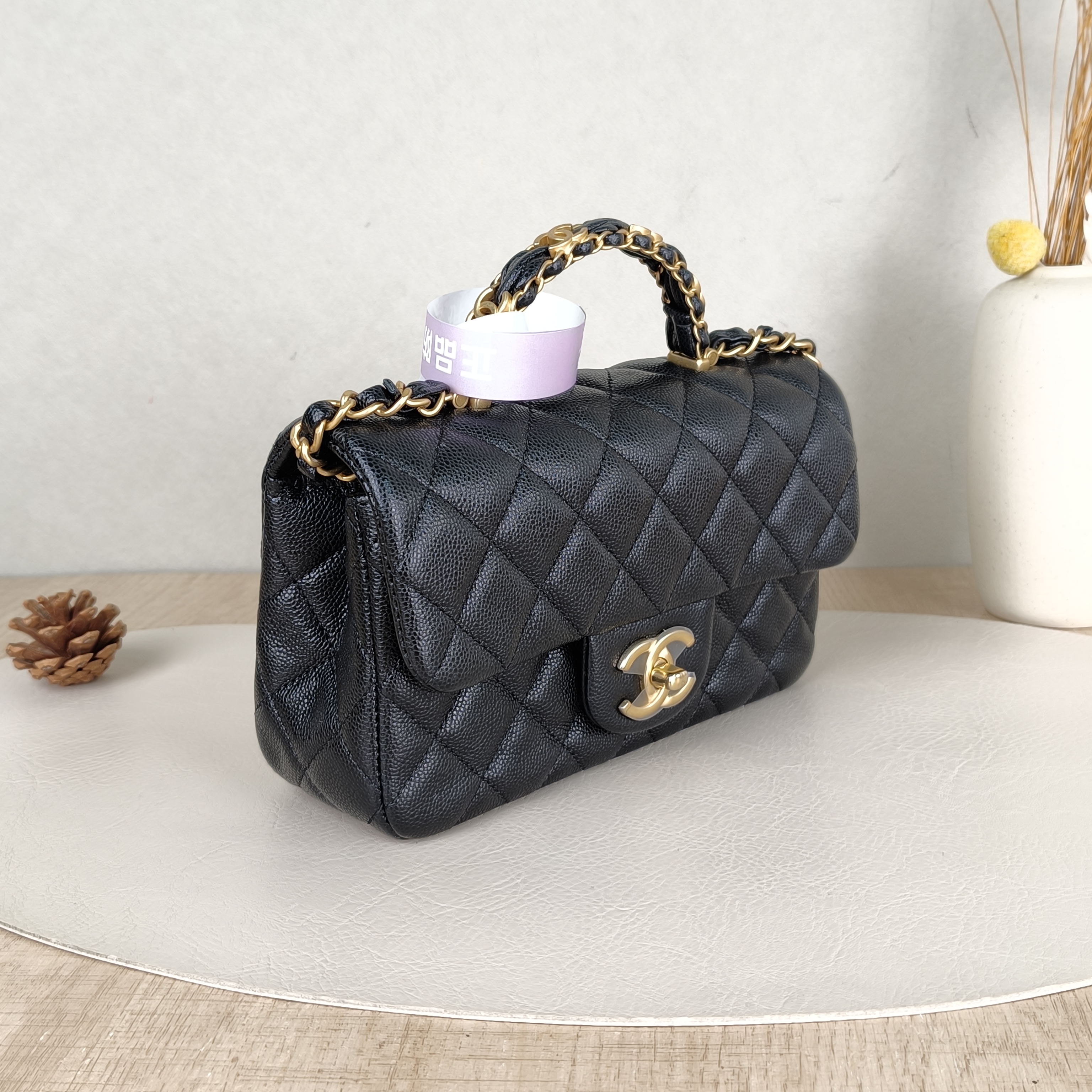 Chanel Crossbody Bag25b mini Black Grained Calfskin One Size20 × 6 × 12 cm — cover view 5 of 5