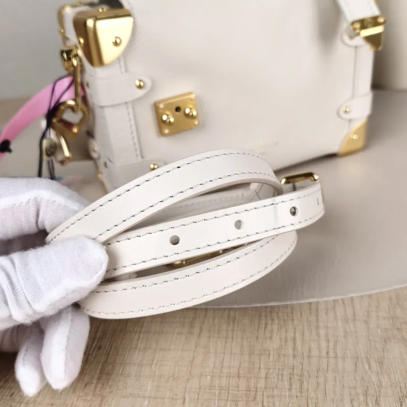 Louis Vuitton Crossbody Bag Side Trunk Box Calfskin Small 19 × 7.5 × 12.5 cm — detail view 4 of 12