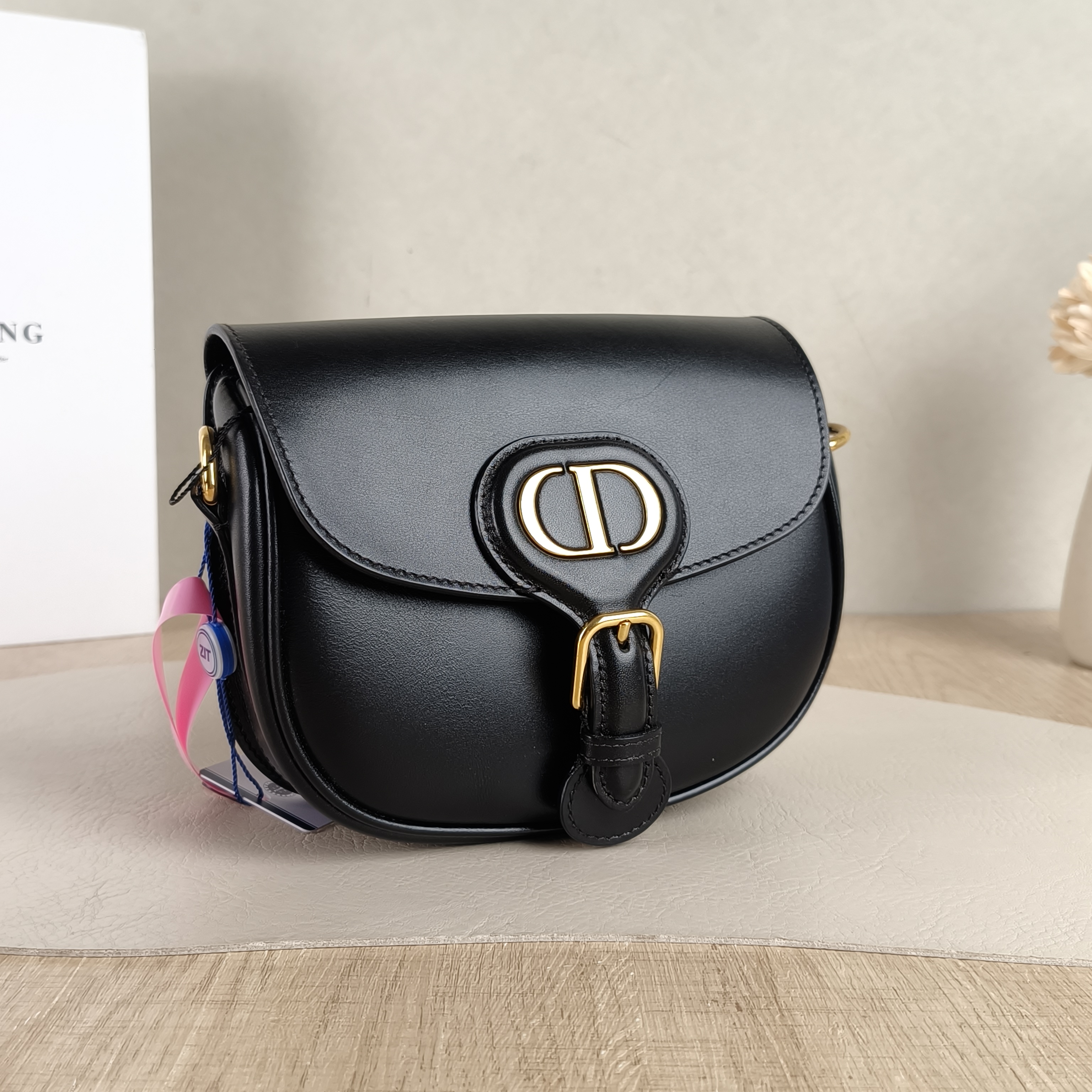 DIOR Crossbody Bag Bobby Black Calfskin Small18 × 5 × 14 cm — cover view 5 of 5