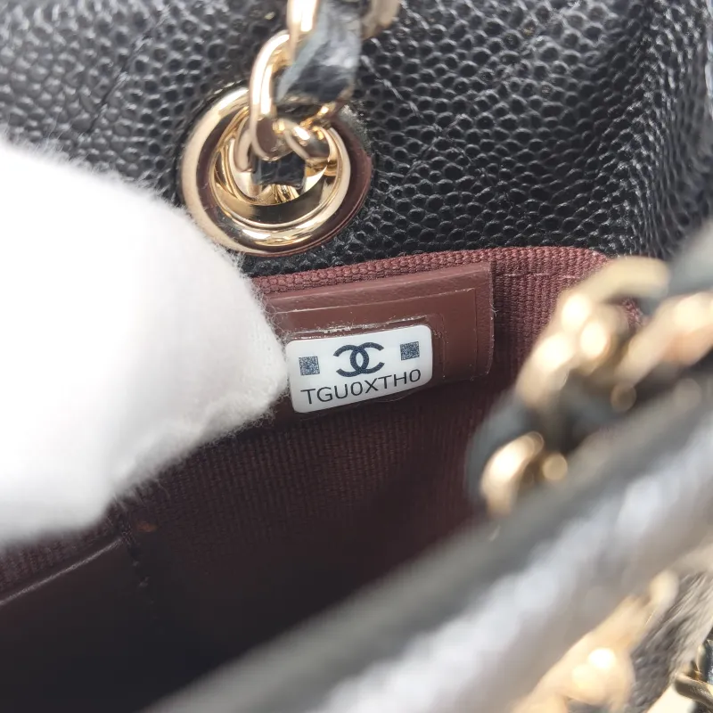 Chanel Shoulder Bag25c mini tote Black Grained Calfskin20 × 4 × 11 cm — detail view 2 of 10