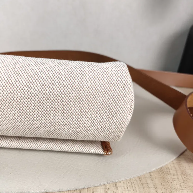 Hermès Shoulder Bag Herbag Zip 20 Beige Canvas Mini 20 × 7 × 17 cm w — detail view 10 of 13