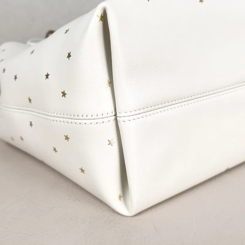 DIOR Top Handle Bag TOUJOURS Edition White Calfskin Small 18.5 × 12 × 18.5 cm — detail view 6 of 13
