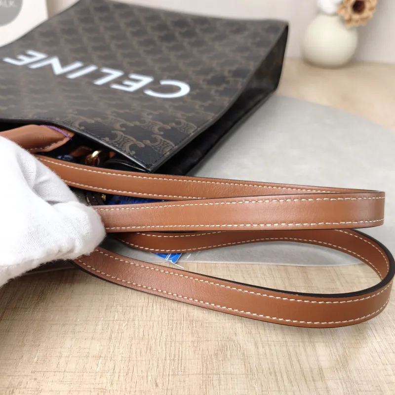 CELINE Crossbody Bag CABAS Monogram PVC Small 28.5 × 8 × 33 cm — detail view 10 of 10