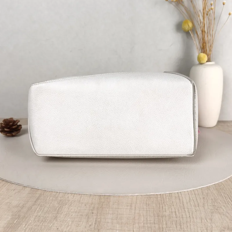 LOEWE Crossbody Bag Puzzle White CC alfskin Small 24 × 10.5 × 16.5 cm — cover view 2 of 5