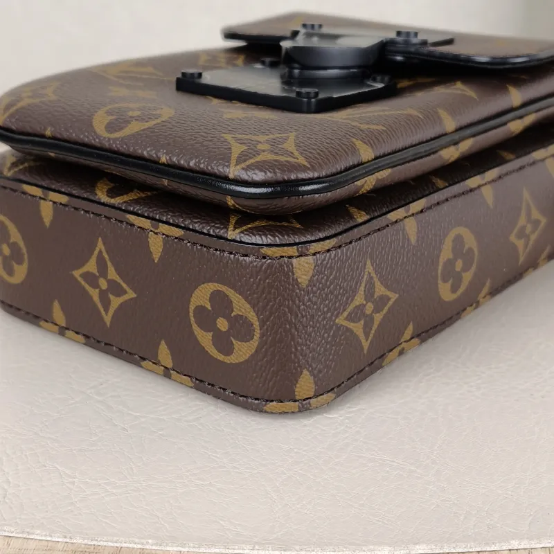 Louis Vuitton Crossbody Bag S-Lock Vertical Box Monogram PV Cmini12 × 7 × 19 cm — detail view 8 of 11