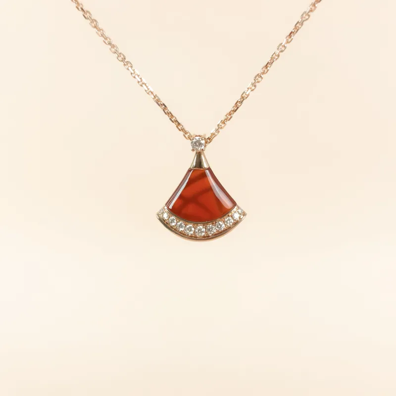 Bvlgari Necklace DIVAS’ DREAM Collection Pavé Diamond Rose Gold 18KR ose Gold Diamond One Size 1.5*41-42