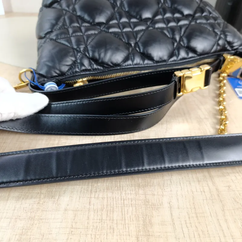DIOR Crossbody Bag Sac Nomad Clutch Vanity Case Bag Black Calfskin Small 34 × 10 × 17 cm — detail view 11 of 11