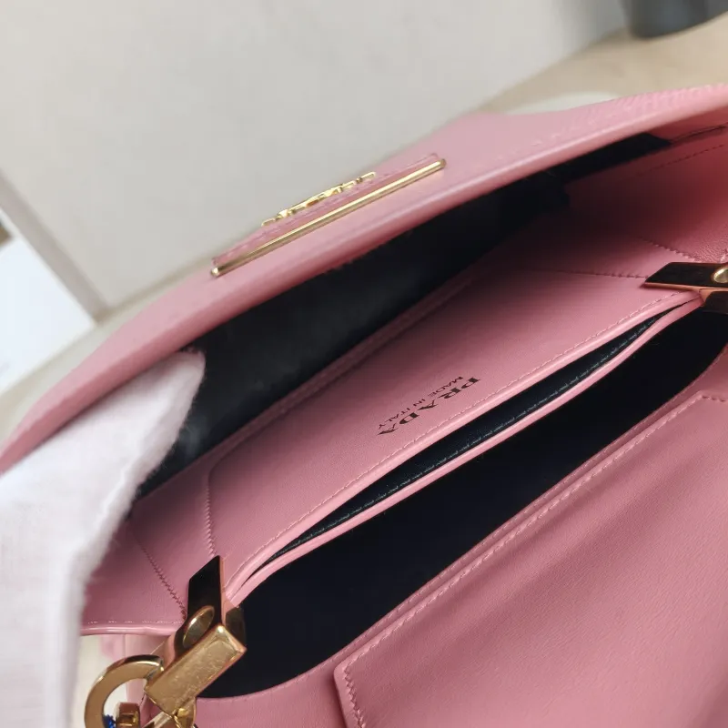 PRADA Crossbody Bag Top Handle Crossbody Bag Calfskin One Size 21 × 10 × 17 cm — detail view 7 of 11