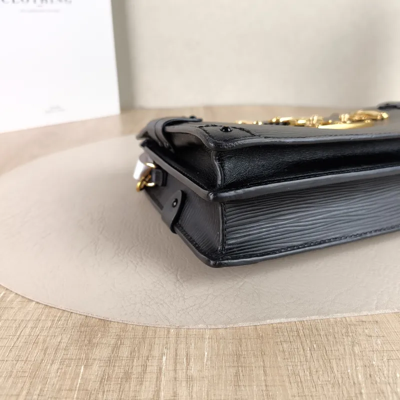 Louis Vuitton Crossbody Bag Trunk Clutch Box Black Epi Embossed Calfskin One Size TP10011820 — detail view 4 of 10