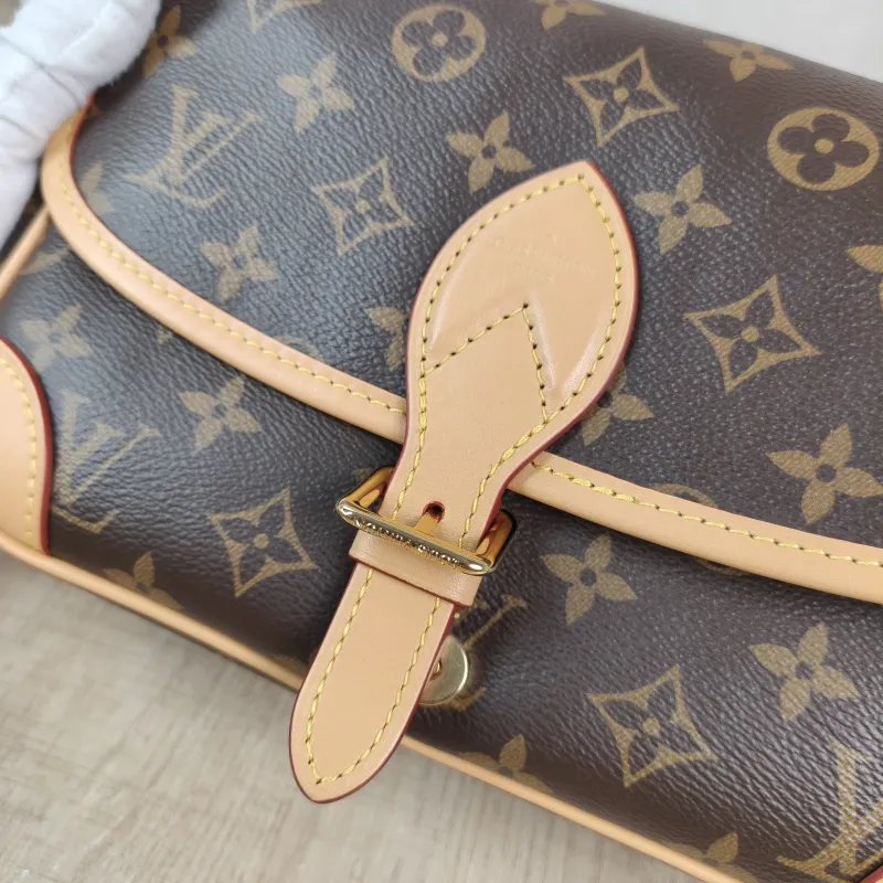 Louis Vuitton Crossbody Bag Diane Baguette Bag Shoulder Strap PVC Small 24 × 9 × 15 cm — detail view 9 of 13