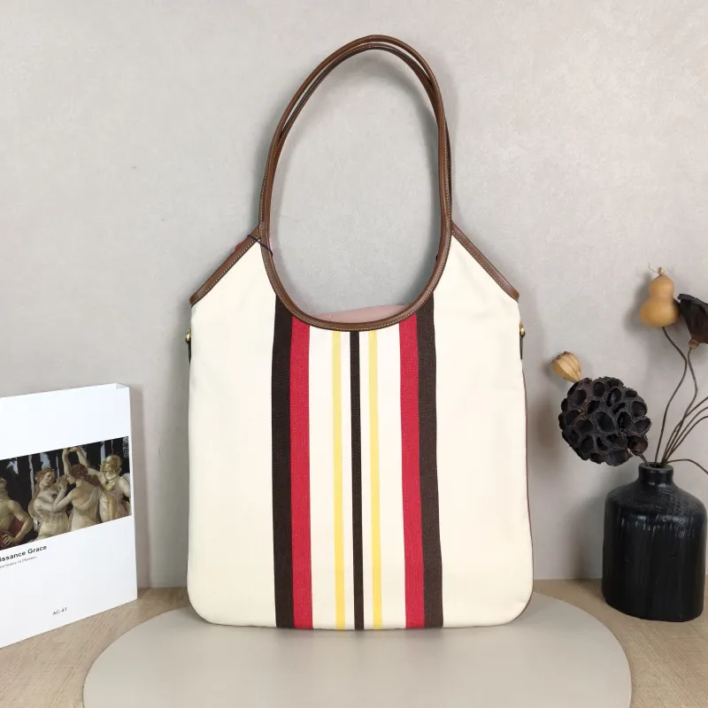 Miumiu Shoulder Bag IVY Tote Shopping Tote Canvas Medium 35*40 — cover view 3 of 5