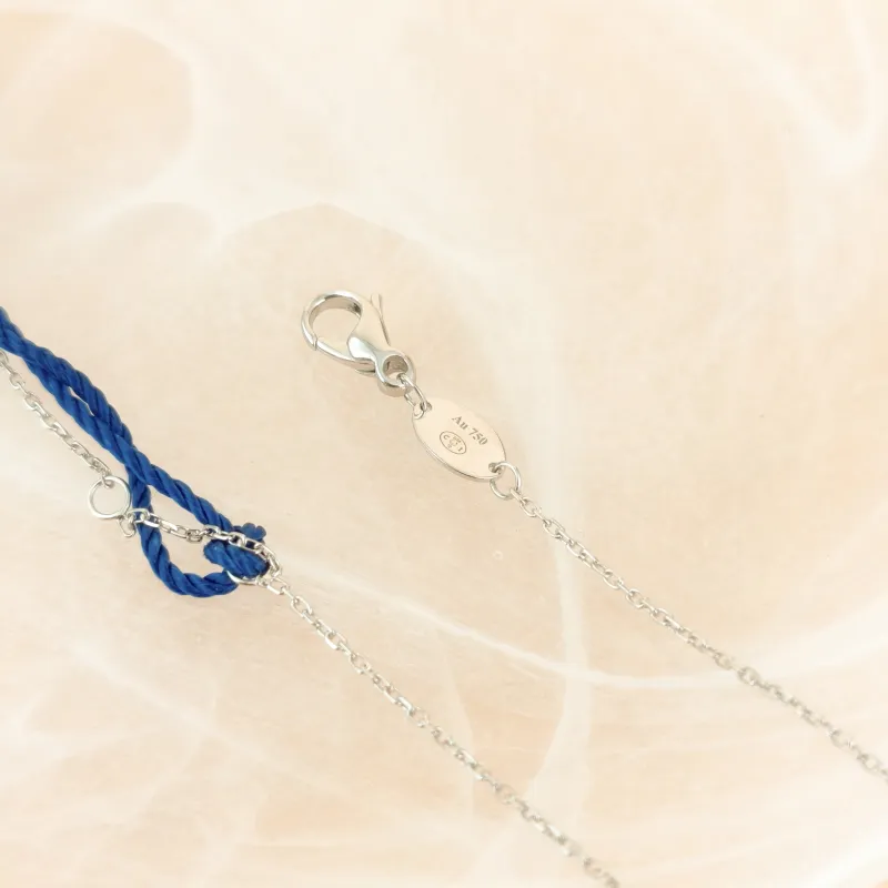 CHAUMET Necklace Jeux de Liens · Collection · Pavé Diamond Necklace White Gold 18KW hite Gold Diamond One Size 42cm — cover view 7 of 10