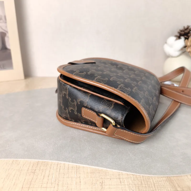 CELINE Crossbody Bag FOLCO Monogram PVC Medium 18.5 × 8 × 17 cm — detail view 12 of 12
