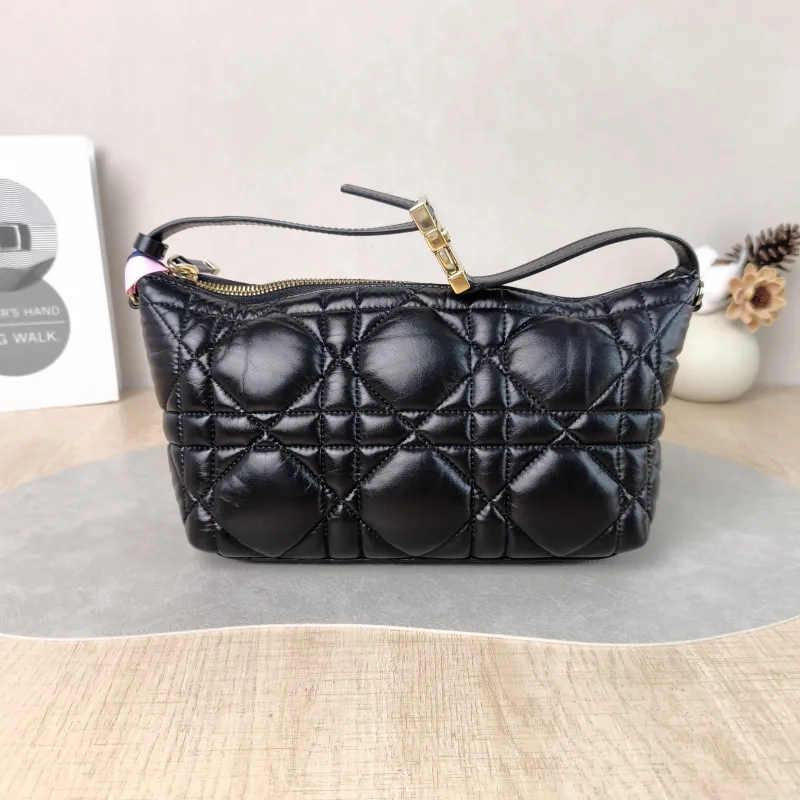 DIOR Top Handle Bag Travel Nomad Black Calfskin Medium 22 × 9.5 × 13 cm — cover view 5 of 5