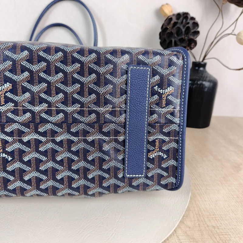 GOYARD Top Handle Bag hardy y tote Blue PVC Small 40 × 17 × 31 cm — detail view 5 of 15