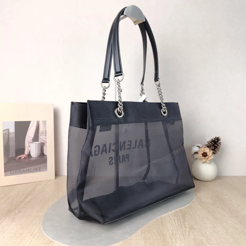 BALENCIAGA Top Handle Bag Tote Bag Black One Size 34.5 × 14 × 27 cm — cover view 3 of 5