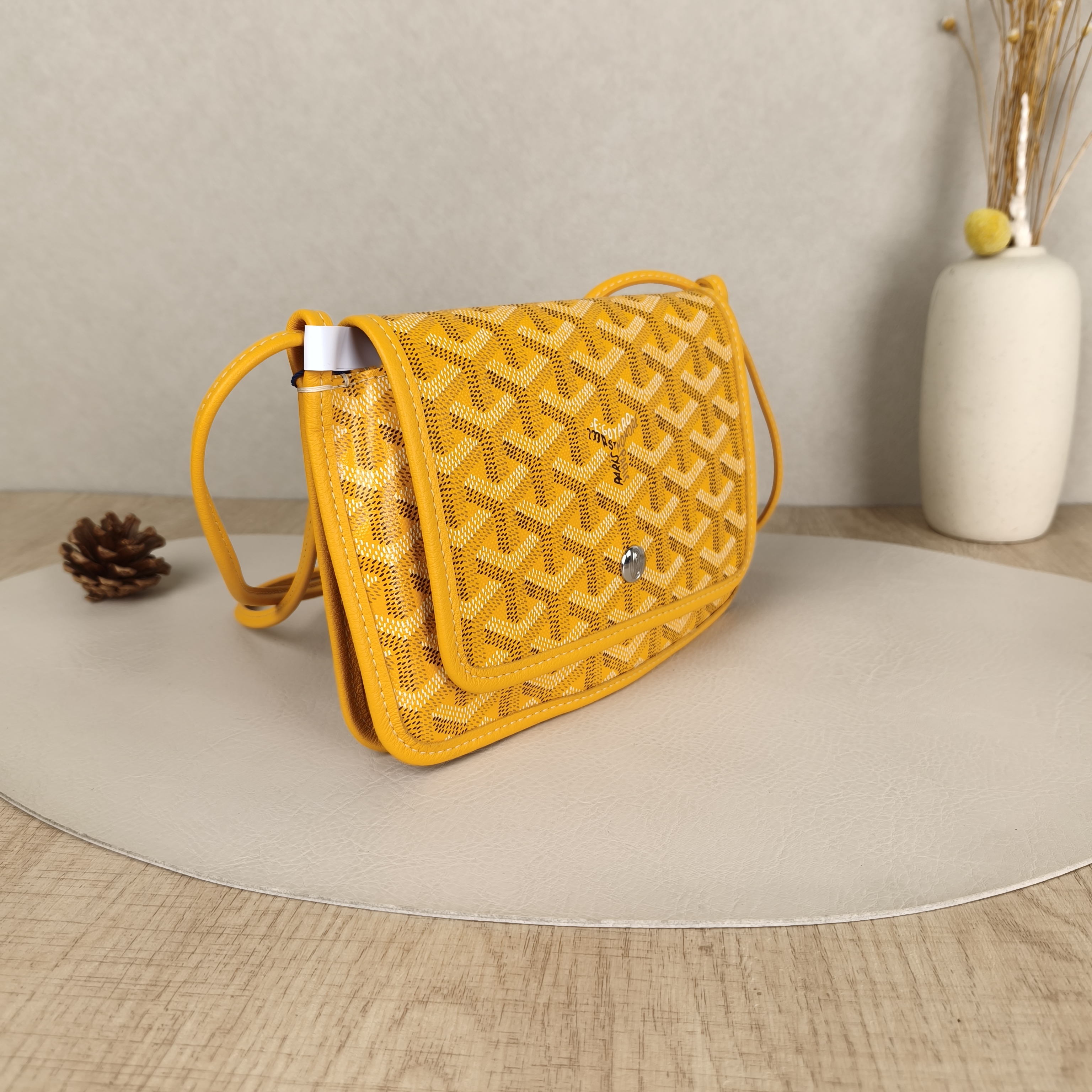 GOYARD Crossbody Bag PLUMET Yellow PVC One Size20.5 × 2.5 × 14 cm — cover view 5 of 9