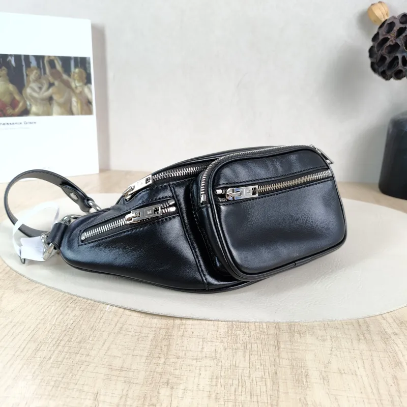 Alexander Wang Belt Bag Attica Collection Belt Bag Black Lambskin One Size33 × 8 × 12 cm — cover view 3 of 5