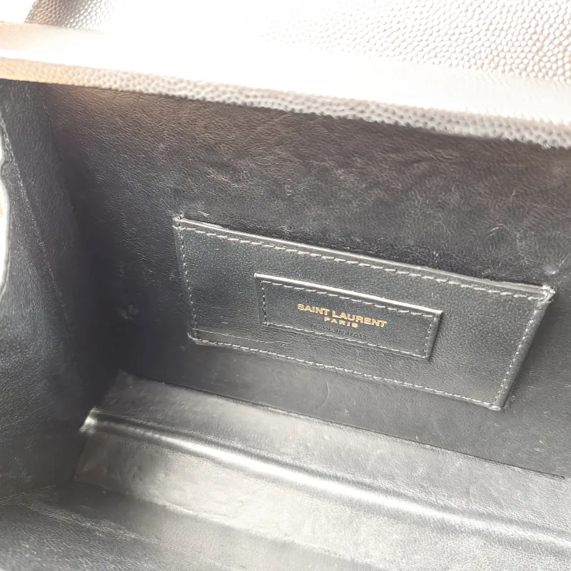 SAINT LAURENT Crossbody Bag KATE Box Chain Bag Black Calfskin One Size18 × 5.5 × 14 cm — detail view 3 of 13