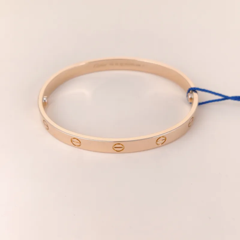 CARTIER Bangle Love Collection Bangle Rose Gold 18KR ose Gold Edition 19