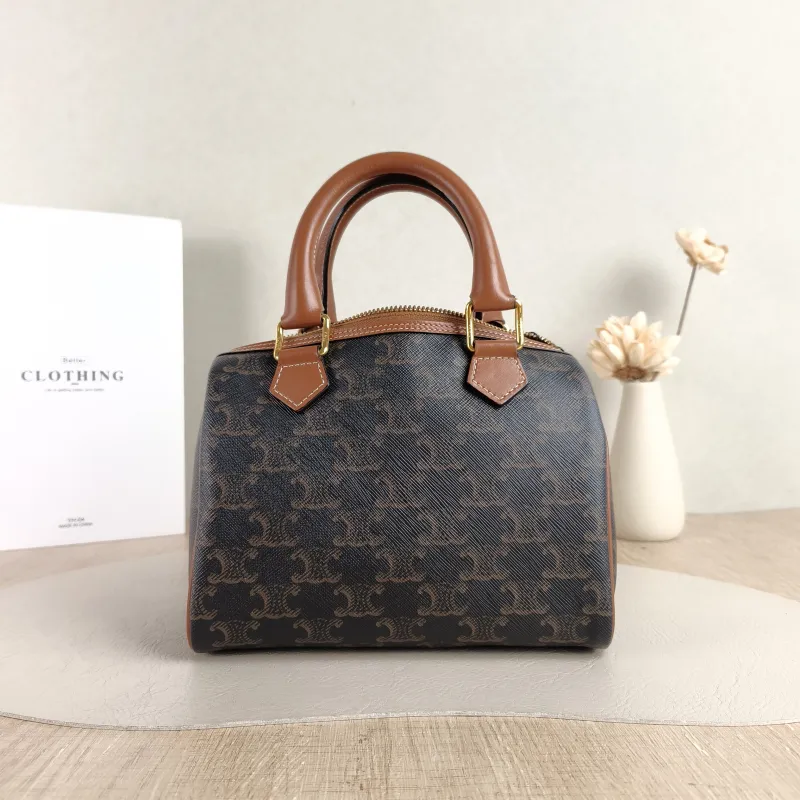 CELINE Crossbody Bag Monogram PVC Small 20 × 10.5 × 15.5 cm