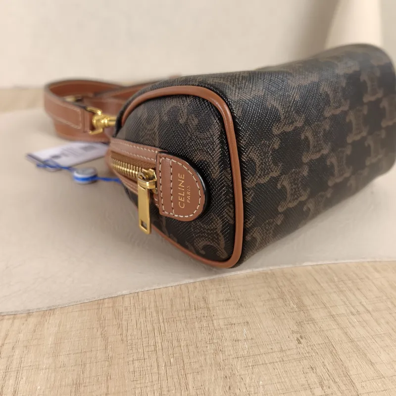 CELINE Crossbody Bag Monogram PV Cmini14 × 7.5 × 9.5 cm — detail view 6 of 11