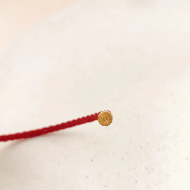 FRED Bracelet Force 10 Collection Bracelet Red 18k One Size 14cm — detail view 3 of 3