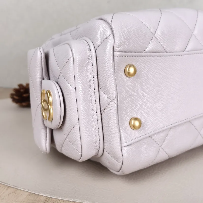 Chanel Shoulder Bag Bowling Bag Calfskin One Size24 × 13 × 15 cm — detail view 2 of 14