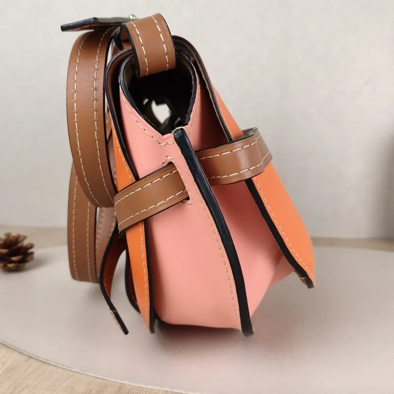 LOEWE Crossbody Bag Gate Colorblock Calfskin Medium 25 × 11.5 × 19 cm — detail view 2 of 11