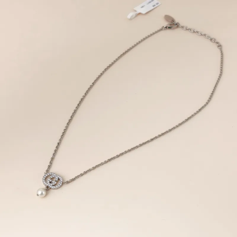 GUCCI Necklace GG Necklace Silver One Size 47cm — cover view 3 of 11