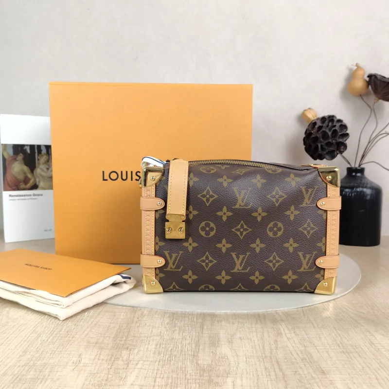 Louis Vuitton Crossbody Bag Side Trunk Box Monogram PVC Medium 23.5 × 8.5 × 16 cm — cover view 2 of 6