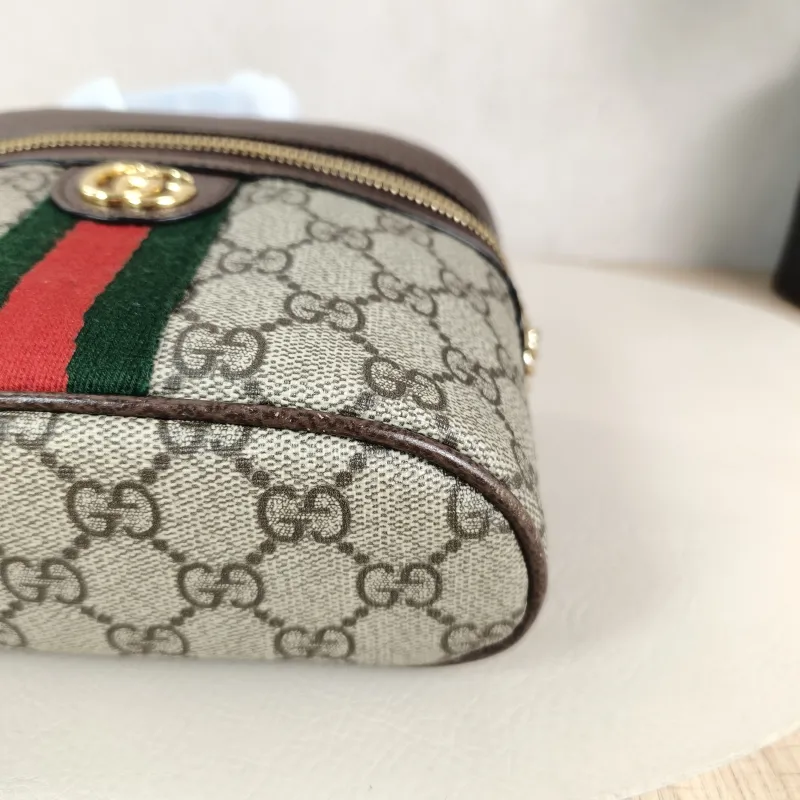 GUCCI Crossbody Bag ophidia Belt Bag Monogram PVC One Size 17 × 6 × 13 cm — detail view 7 of 13