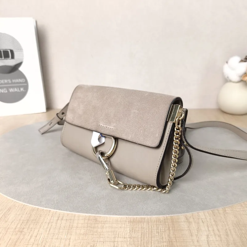 Chloé Shoulder Bagfaye Crossbody Bag Grey Calfskinmini18 × 3.5 × 10.5 cm — cover view 4 of 5